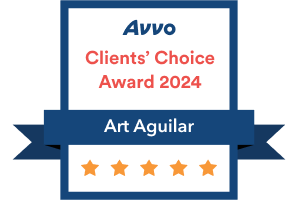 Avvo Clients' Choice Award 2024 Art Aguilar